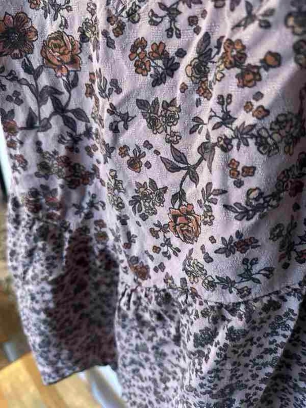 Floral Spaghetti Strap Camisole - Dusty Pink - Picture 2 of 2